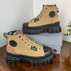 Palladium Revolt Hi Tx Safari Platform Sneaker Chunky Boots Women’s Size 6.5